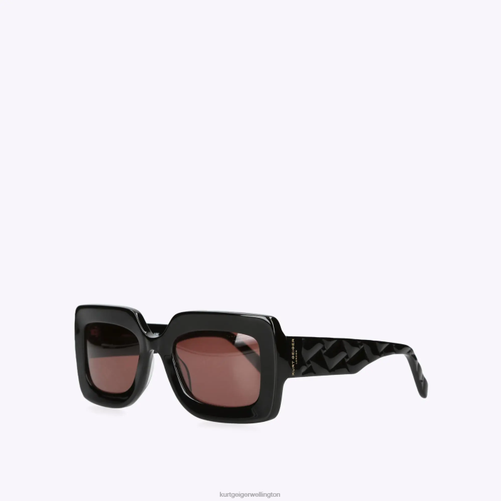 Kurt Geiger NZ - Kurt Geiger Black London Kensington Sunglasses PZ2X524