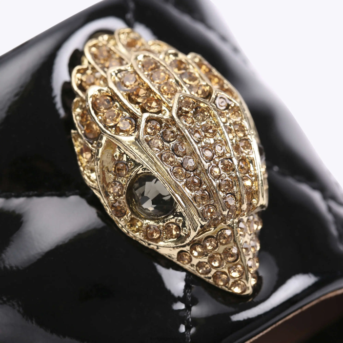 Kurt Geiger NZ - Kurt Geiger Black London Kensington Wedge PZ2X346