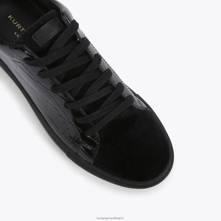 Kurt Geiger NZ - Kurt Geiger Black London Laney Croc PZ2X604