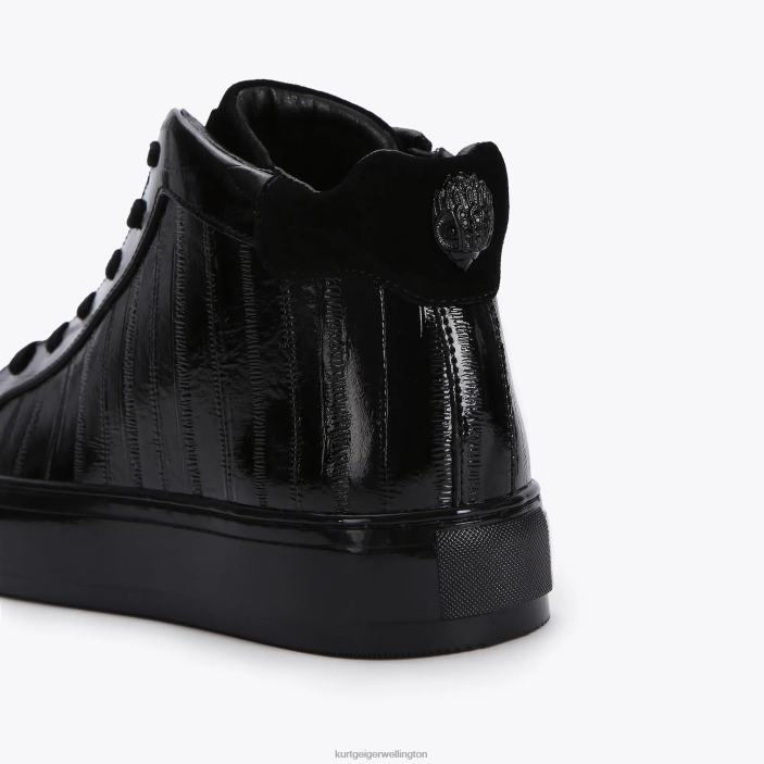 Kurt Geiger NZ - Kurt Geiger Black London Laney Eel High Top PZ2X605