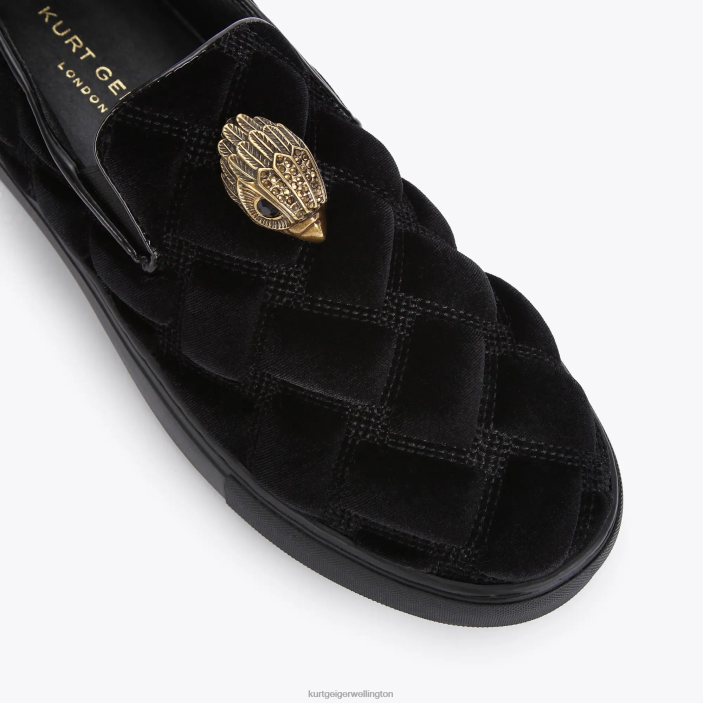 Kurt Geiger NZ - Kurt Geiger Black London Laney Quilted Slip On PZ2X608