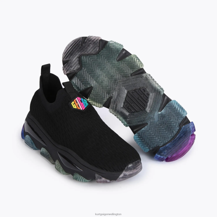 Kurt Geiger NZ - Kurt Geiger Black London Lettie Knit PZ2X305