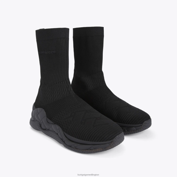 Kurt Geiger NZ - Kurt Geiger Black London Mens London Sock PZ2X385