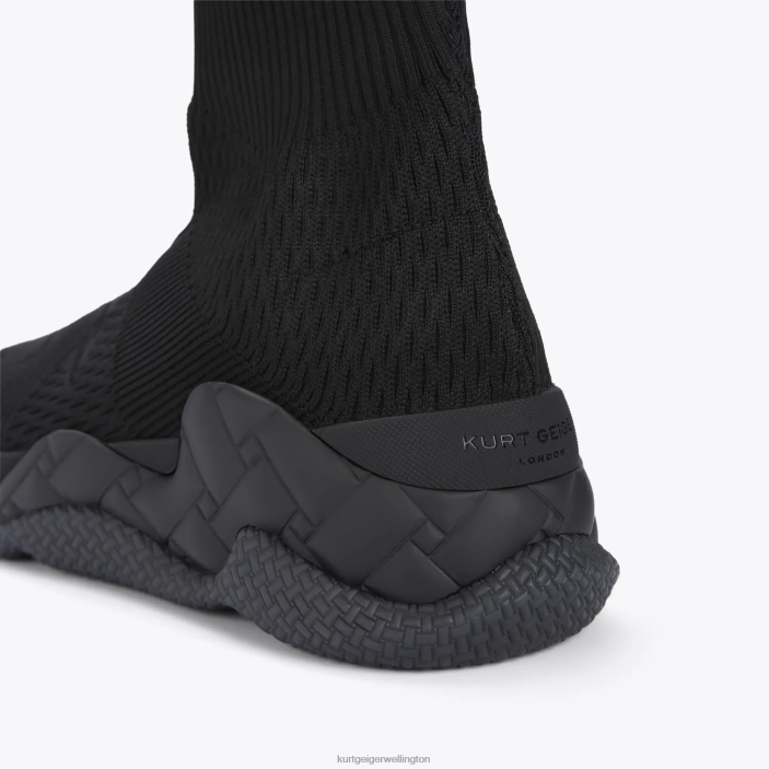 Kurt Geiger NZ - Kurt Geiger Black London Mens London Sock PZ2X385