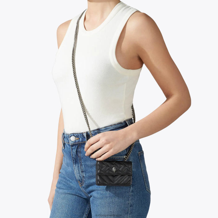 Kurt Geiger NZ - Kurt Geiger Black London Micro Kensington PZ2X61