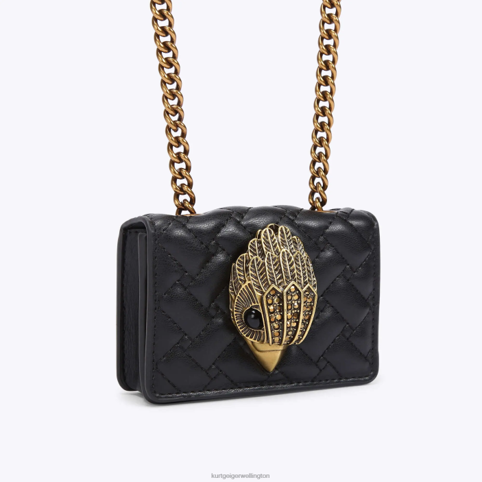 Kurt Geiger NZ - Kurt Geiger Black London Micro Kensington PZ2X62