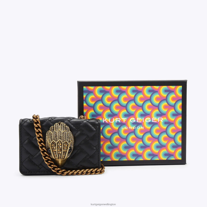 Kurt Geiger NZ - Kurt Geiger Black London Micro Kensington PZ2X62