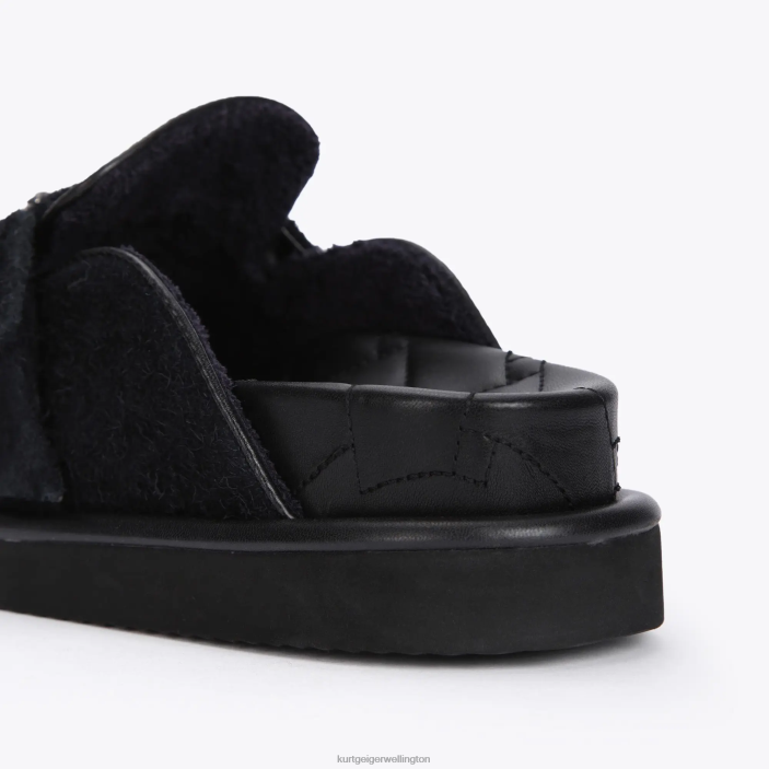 Kurt Geiger NZ - Kurt Geiger Black London Orson Crystal Mule PZ2X384
