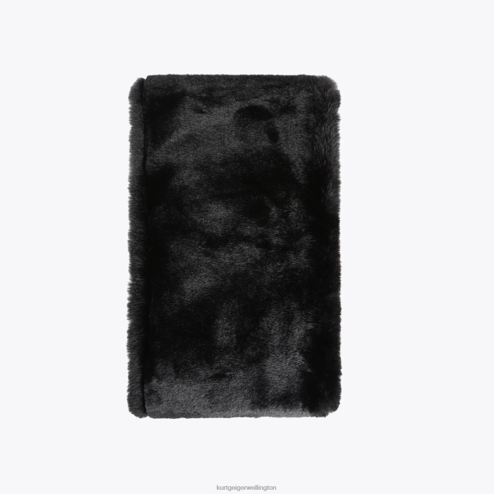 Kurt Geiger NZ - Kurt Geiger Black London Poppy Scarf PZ2X510