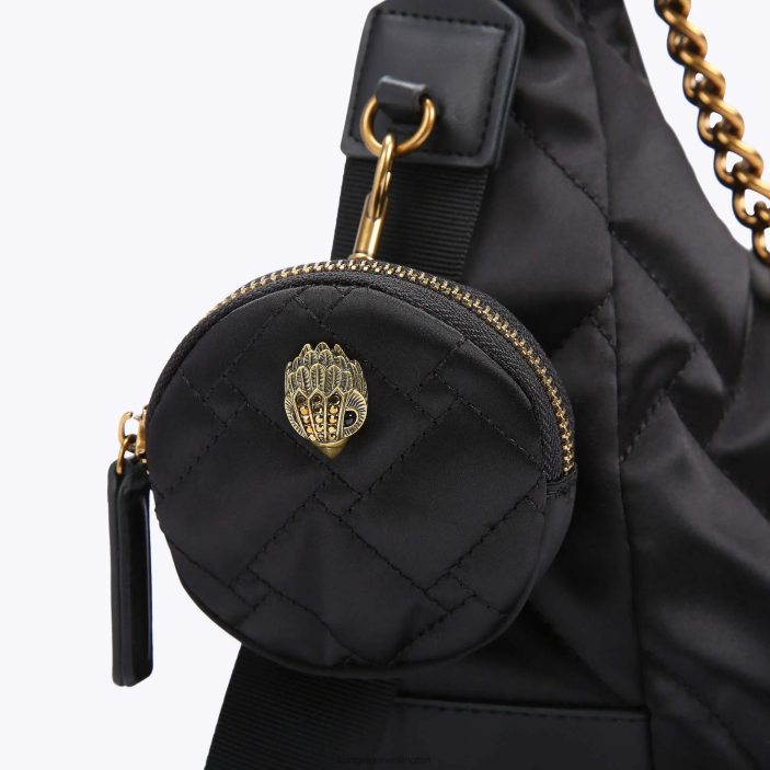 Kurt Geiger NZ - Kurt Geiger Black London Recycled Large Hobo PZ2X281