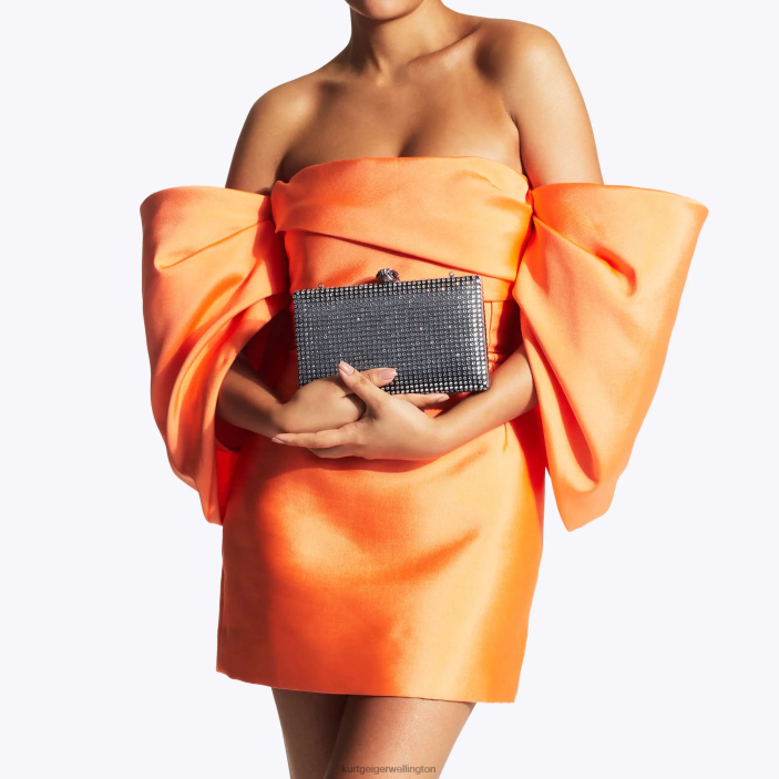 Kurt Geiger NZ - Kurt Geiger Black Other London Crystal Kensington Clutch PZ2X57