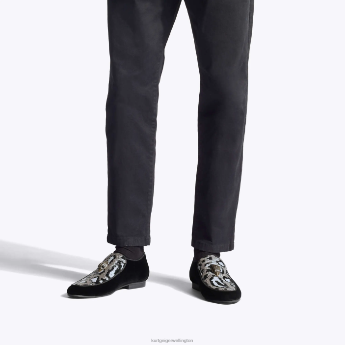 Kurt Geiger NZ - Kurt Geiger Black Other London Hugh Eagle Sequin PZ2X634