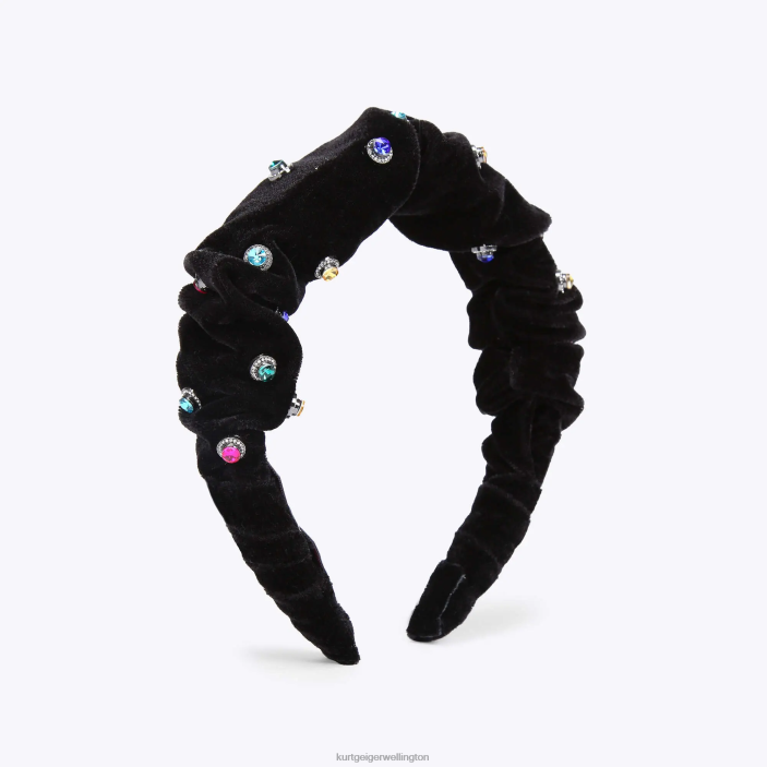 Kurt Geiger NZ - Kurt Geiger Black Other London Octavia Headband PZ2X517