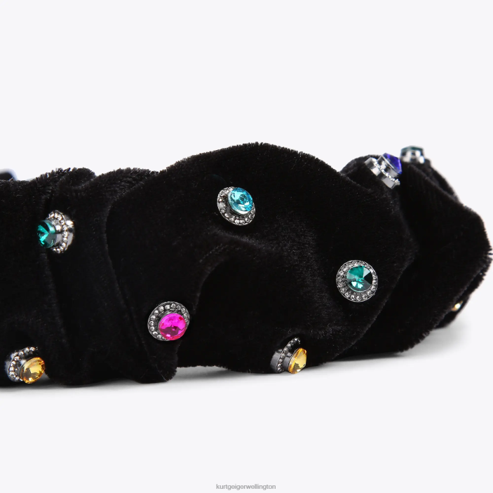 Kurt Geiger NZ - Kurt Geiger Black Other London Octavia Headband PZ2X517