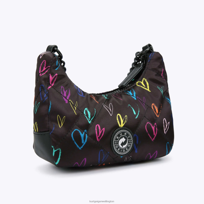 Kurt Geiger NZ - Kurt Geiger Black Other London Recycled Small Multi Cross Body PZ2X279