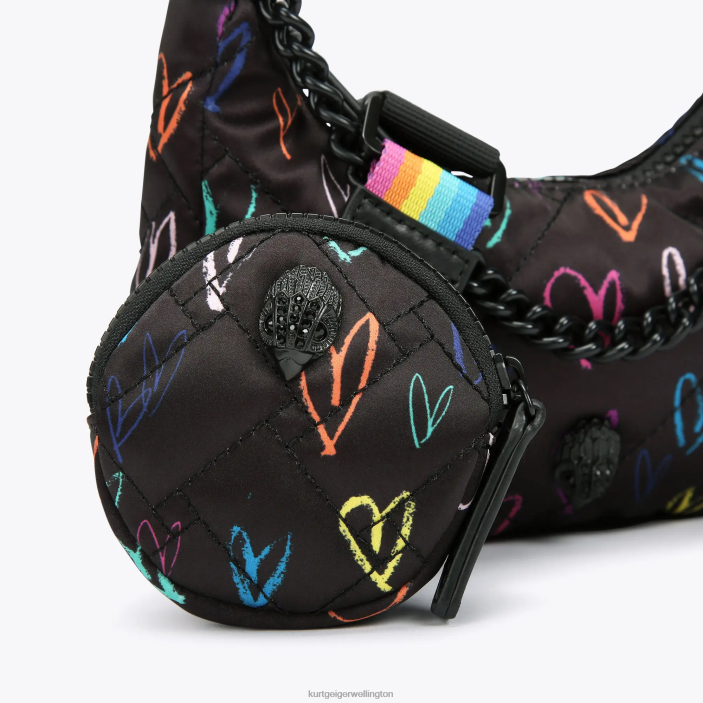 Kurt Geiger NZ - Kurt Geiger Black Other London Recycled Small Multi Cross Body PZ2X279