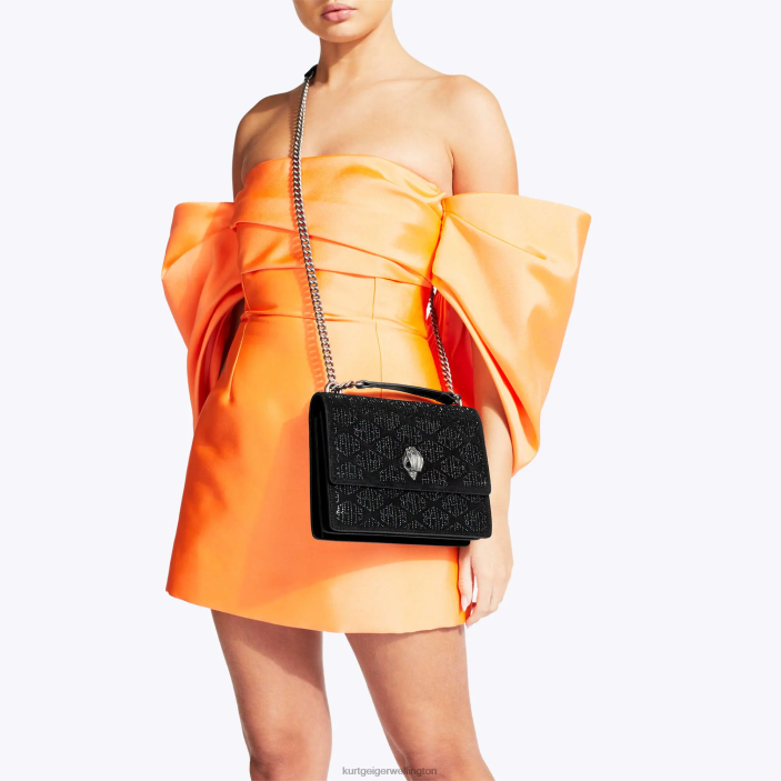 Kurt Geiger NZ - Kurt Geiger Black Other London Shoreditch Cross Body PZ2X120