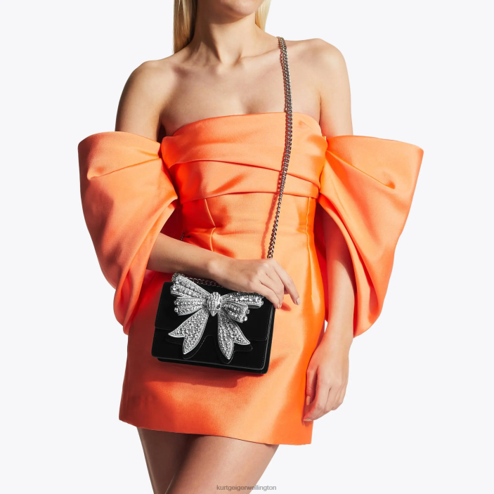 Kurt Geiger NZ - Kurt Geiger Black White London Shoreditch Small Cross Body PZ2X124