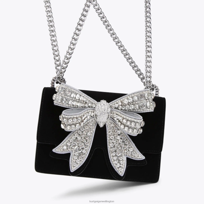 Kurt Geiger NZ - Kurt Geiger Black White London Shoreditch Small Cross Body PZ2X124