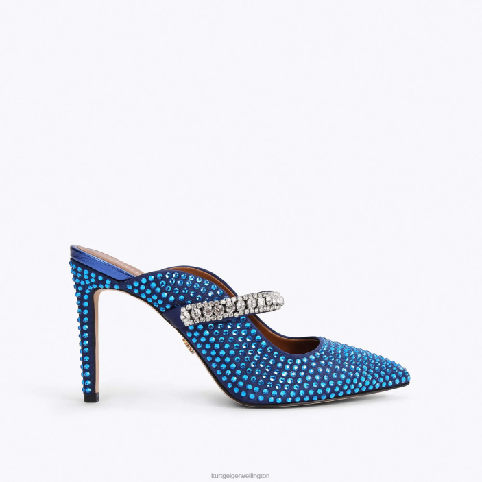 Kurt Geiger NZ - Kurt Geiger Blue Dark London Duke Crystal PZ2X417