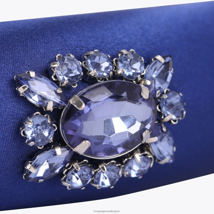 Kurt Geiger NZ - Kurt Geiger Blue London Crystal Headband PZ2X576