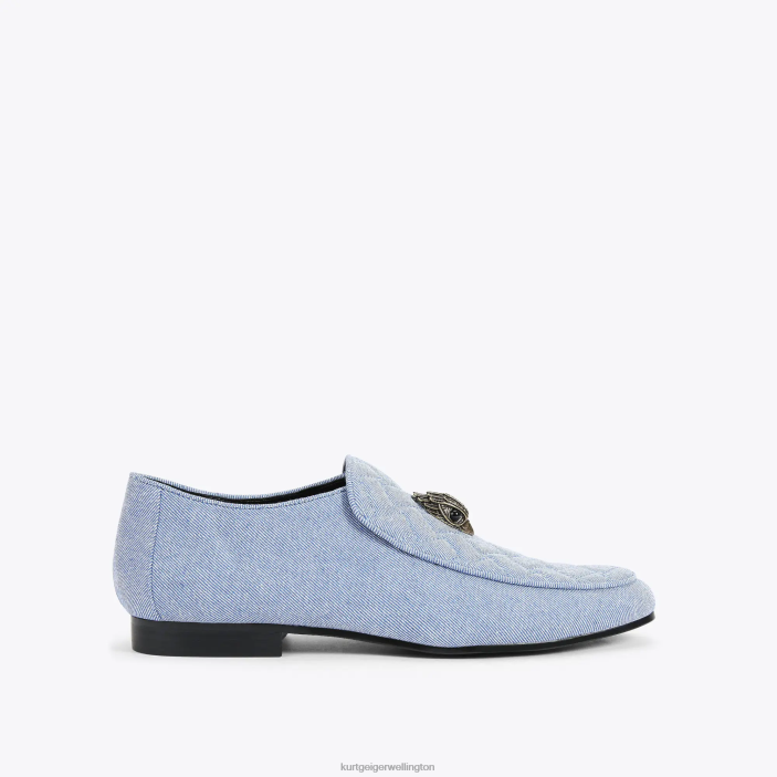 Kurt Geiger NZ - Kurt Geiger Blue London Hugh Eagle Denim PZ2X626
