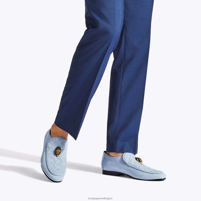 Kurt Geiger NZ - Kurt Geiger Blue London Hugh Eagle Denim PZ2X626