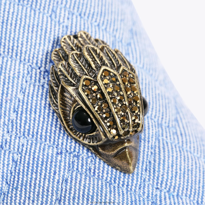 Kurt Geiger NZ - Kurt Geiger Blue London Hugh Eagle Denim PZ2X626