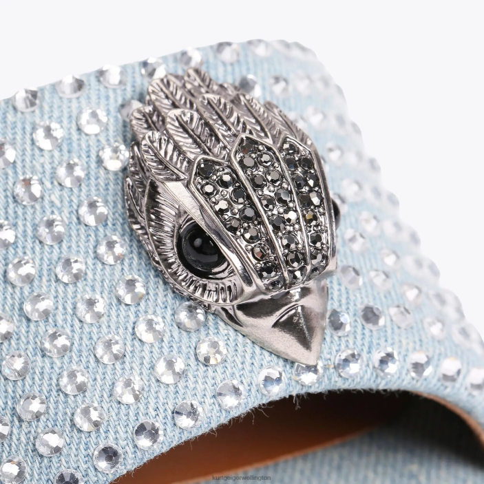 Kurt Geiger NZ - Kurt Geiger Blue Other London Kensington Flat Sandal PZ2X349