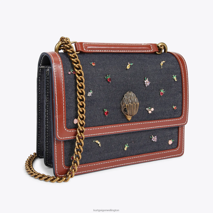 Kurt Geiger NZ - Kurt Geiger Blue Other London Shoreditch Cross Body PZ2X121