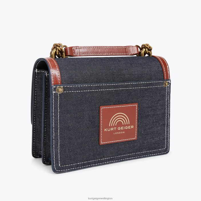 Kurt Geiger NZ - Kurt Geiger Blue Other London Shoreditch Cross Body PZ2X121