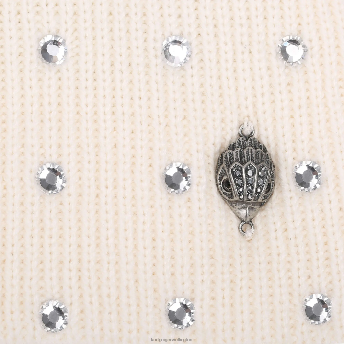 Kurt Geiger NZ - Kurt Geiger Bone London Crystal Hat PZ2X523