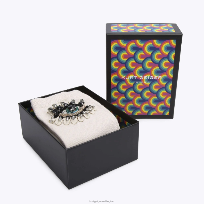 Kurt Geiger NZ - Kurt Geiger Bone London Evil Eye Sock PZ2X574