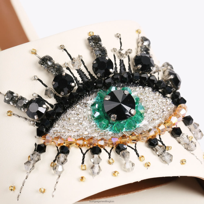 Kurt Geiger NZ - Kurt Geiger Bone London Eye Flat Sandal PZ2X353