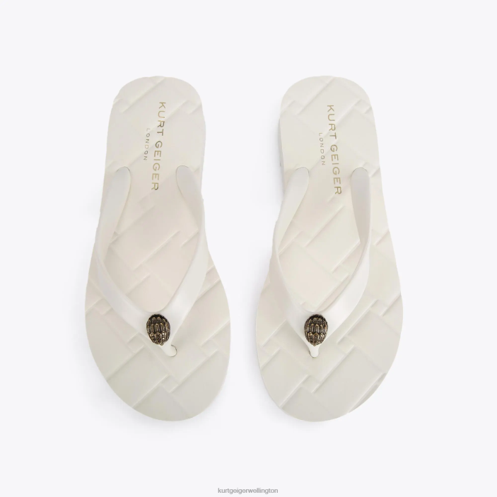 Kurt Geiger NZ - Kurt Geiger Bone London Kensington Q Flip Flop PZ2X450