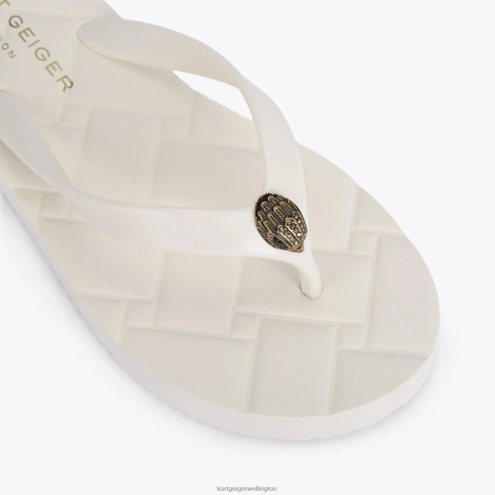 Kurt Geiger NZ - Kurt Geiger Bone London Kensington Q Flip Flop PZ2X450