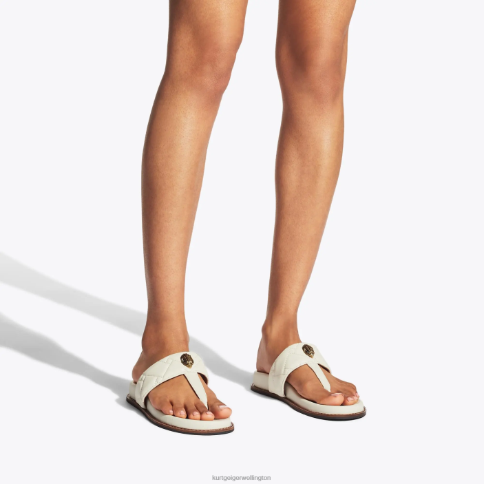 Kurt Geiger NZ - Kurt Geiger Bone London Kensington T-Bar Chunky PZ2X432