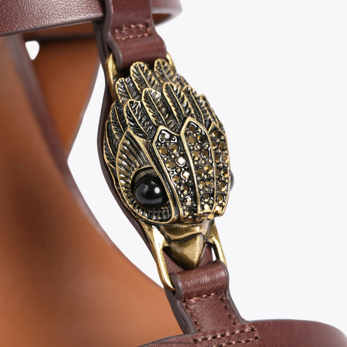 Kurt Geiger NZ - Kurt Geiger Brown London Hampton T Bar Espadrille PZ2X426