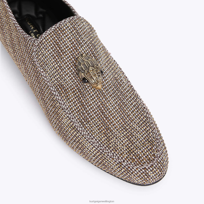 Kurt Geiger NZ - Kurt Geiger Brown London Hugh Eagle Herringbone PZ2X628