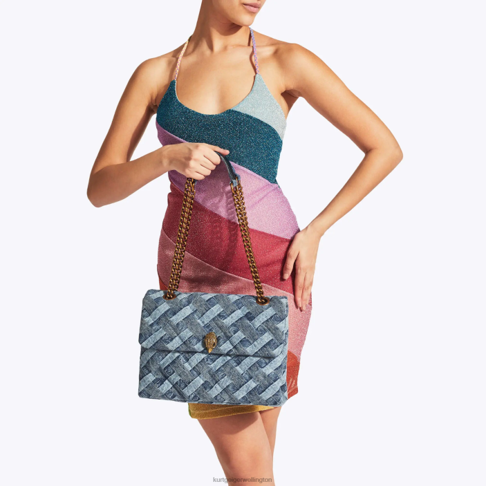 Kurt Geiger NZ - Kurt Geiger Denim London Large Kensington Soft PZ2X84