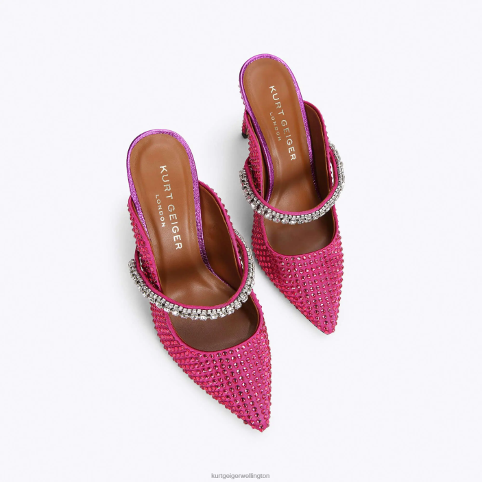 Kurt Geiger NZ - Kurt Geiger Fushia London Duke Crystal PZ2X418