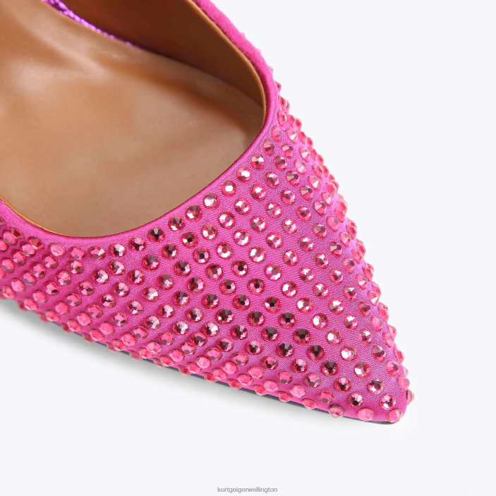Kurt Geiger NZ - Kurt Geiger Fushia London Duke Crystal PZ2X418