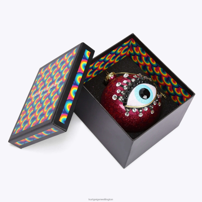 Kurt Geiger NZ - Kurt Geiger Fushia London Eye Christmas Ornament PZ2X503