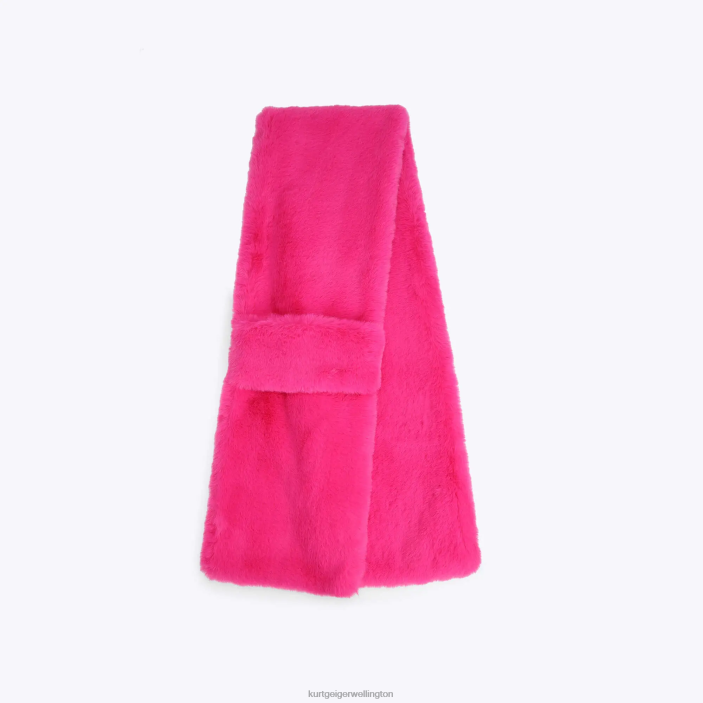 Kurt Geiger NZ - Kurt Geiger Fushia London Poppy Scarf PZ2X506