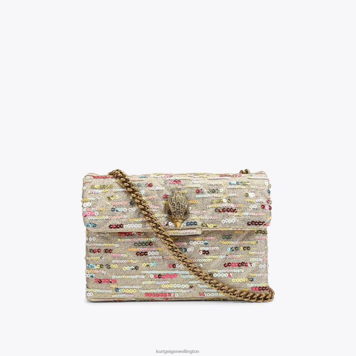Kurt Geiger NZ - Kurt Geiger Gold Combination London Lurex Medium Kensington PZ2X52