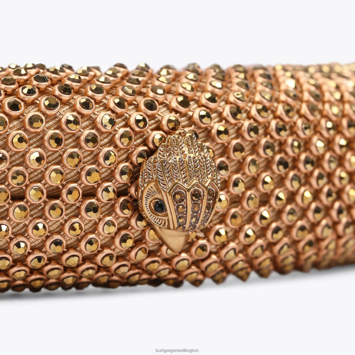 Kurt Geiger NZ - Kurt Geiger Gold London Crystal Headband PZ2X515