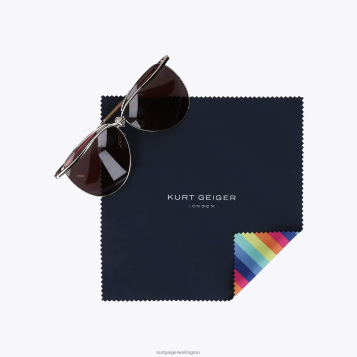 Kurt Geiger NZ - Kurt Geiger Gold London Eagle Aviator Sunglasses PZ2X464