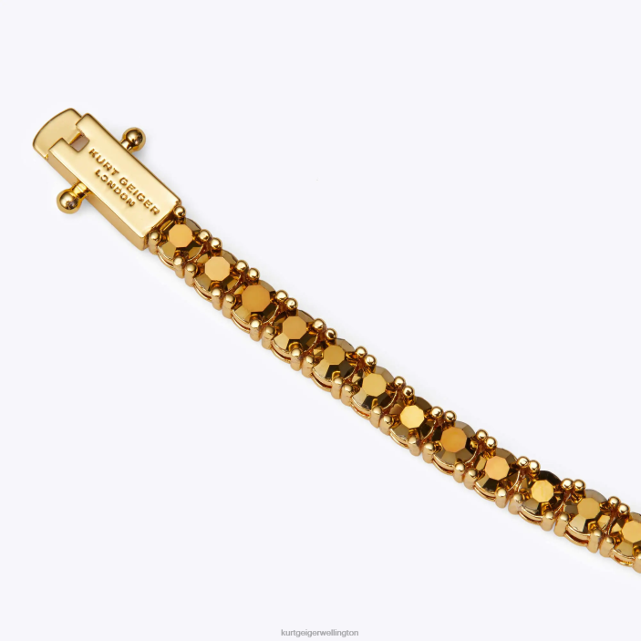 Kurt Geiger NZ - Kurt Geiger Gold London Eagle Tennis Bracelet PZ2X545