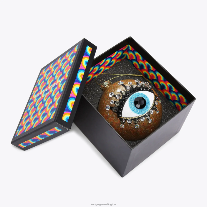 Kurt Geiger NZ - Kurt Geiger Gold London Eye Christmas Ornament PZ2X519