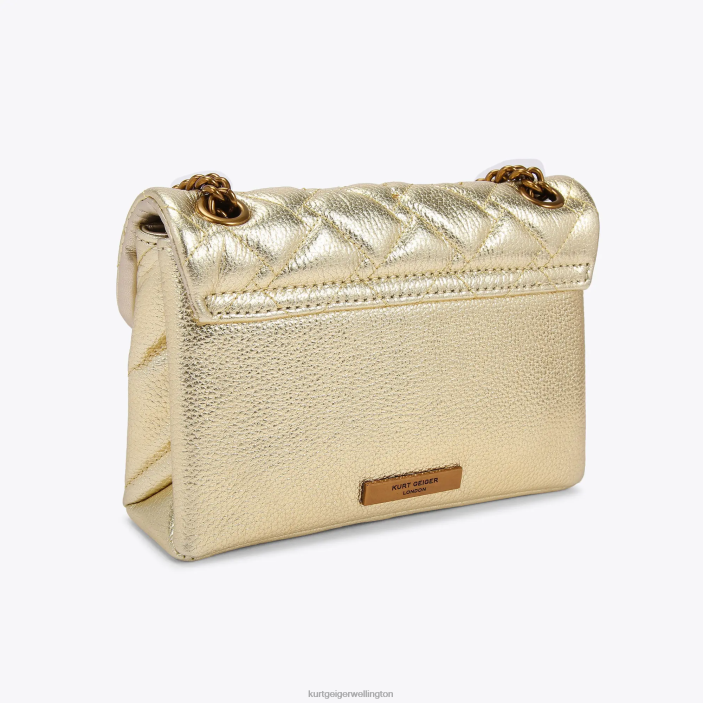 Kurt Geiger NZ - Kurt Geiger Gold London Leather Mini Kensington Eye PZ2X108